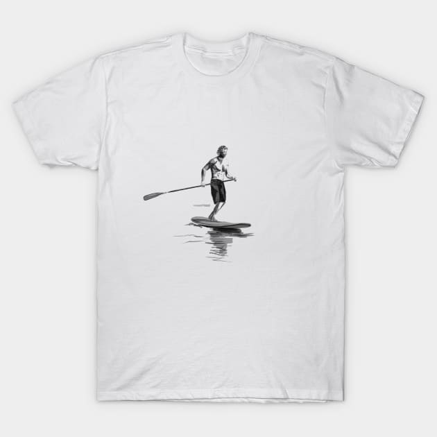 Standup paddleboarding T-Shirt by sibosssr